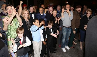 Joey Taranto, Daryl Roth, Hal Luftig, Cyndi Lauper, Adinah Alexander, Marcus Neville, Photo