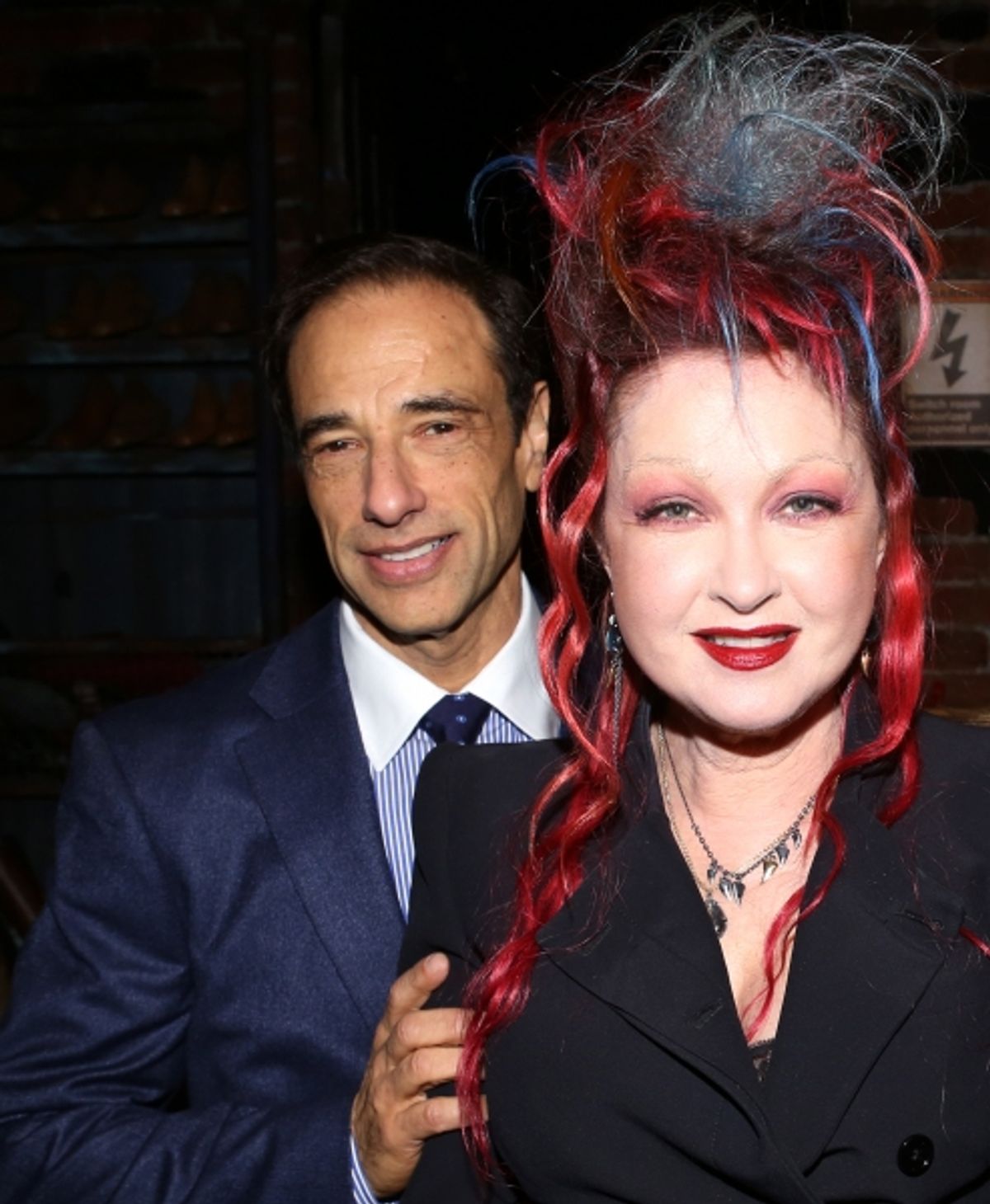 Hal Luftig & Cyndi Lauper  at 