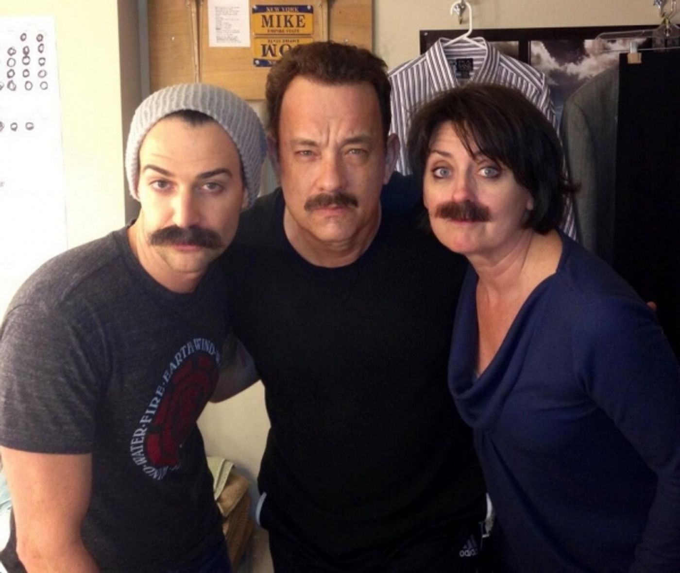 Photo Flash: Saturday Intermission Pics, April 6, Part 2 - Tom Hanks' First SIPs for LUCKY GUY and More!  Image