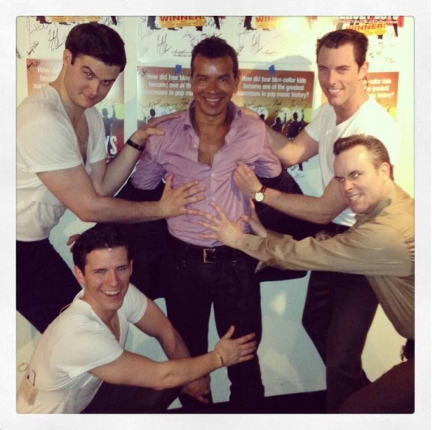 Photo Flash: Saturday Intermission Pics, April 6, Part 2 - Tom Hanks' First SIPs for LUCKY GUY and More!  Image