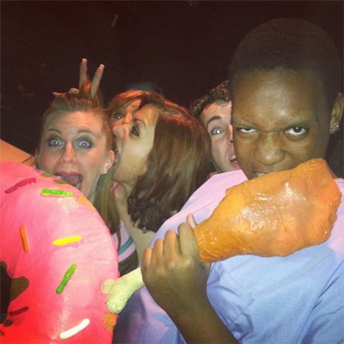 Photo Flash: Saturday Intermission Pics, April 6, Part 2 - Tom Hanks' First SIPs for LUCKY GUY and More!  Image