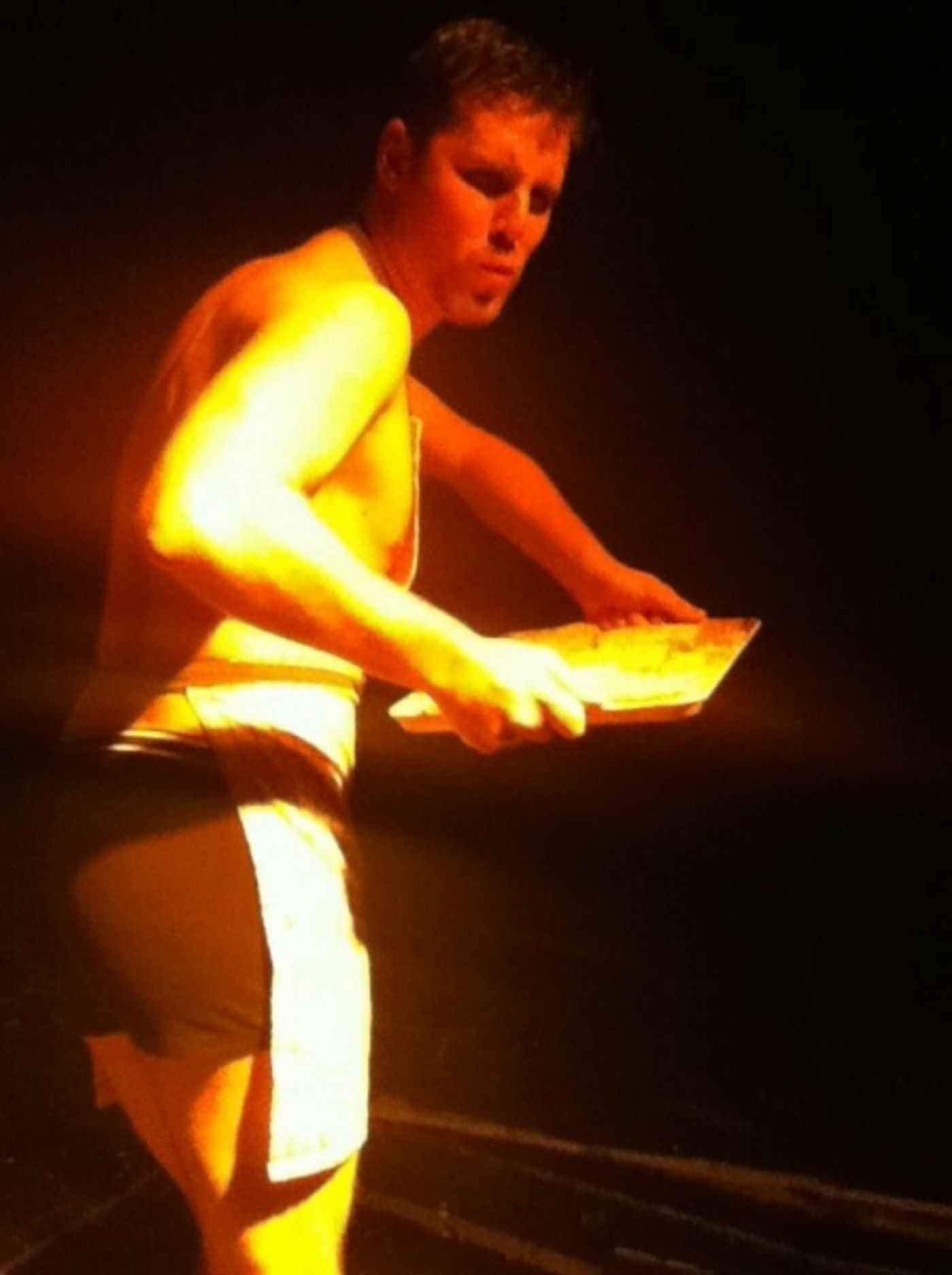 Photo Flash: Saturday Intermission Pics, April 6, Part 2 - Tom Hanks' First SIPs for LUCKY GUY and More!  Image