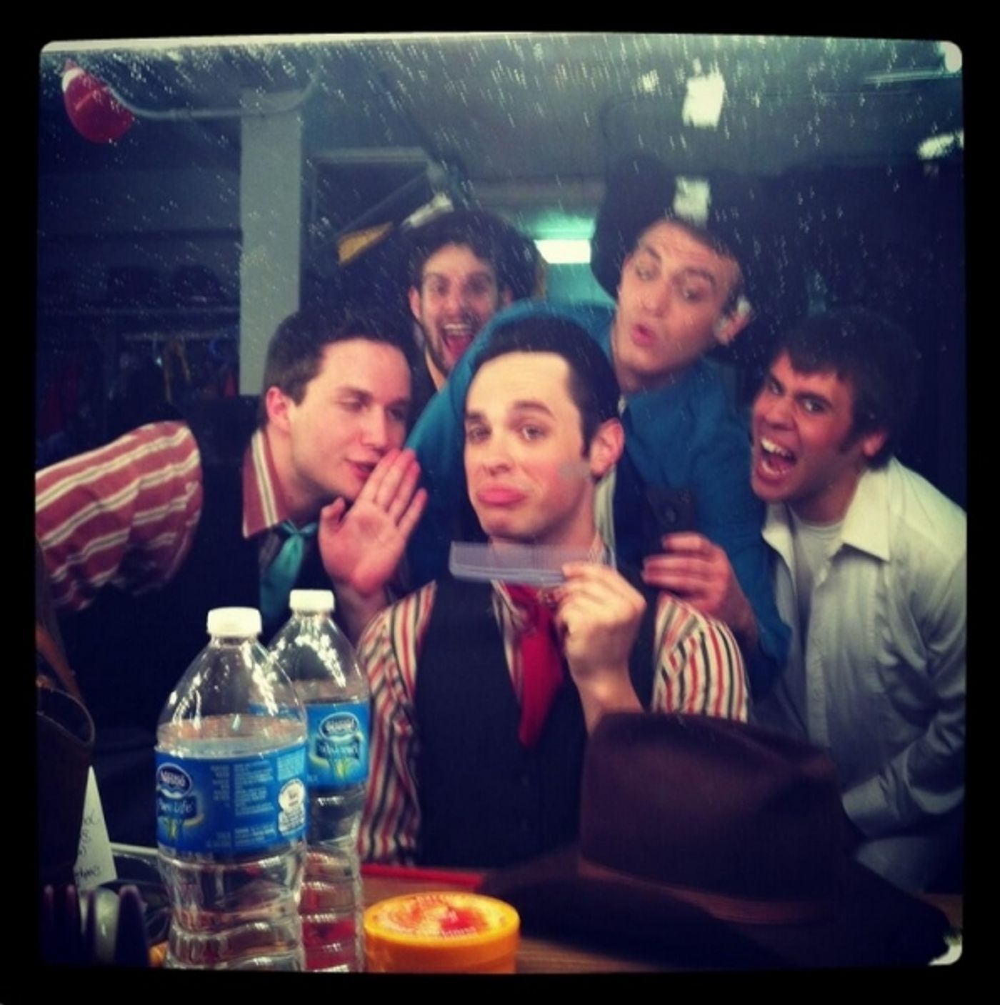 Photo Flash: Saturday Intermission Pics, April 6, Part 2 - Tom Hanks' First SIPs for LUCKY GUY and More!  Image