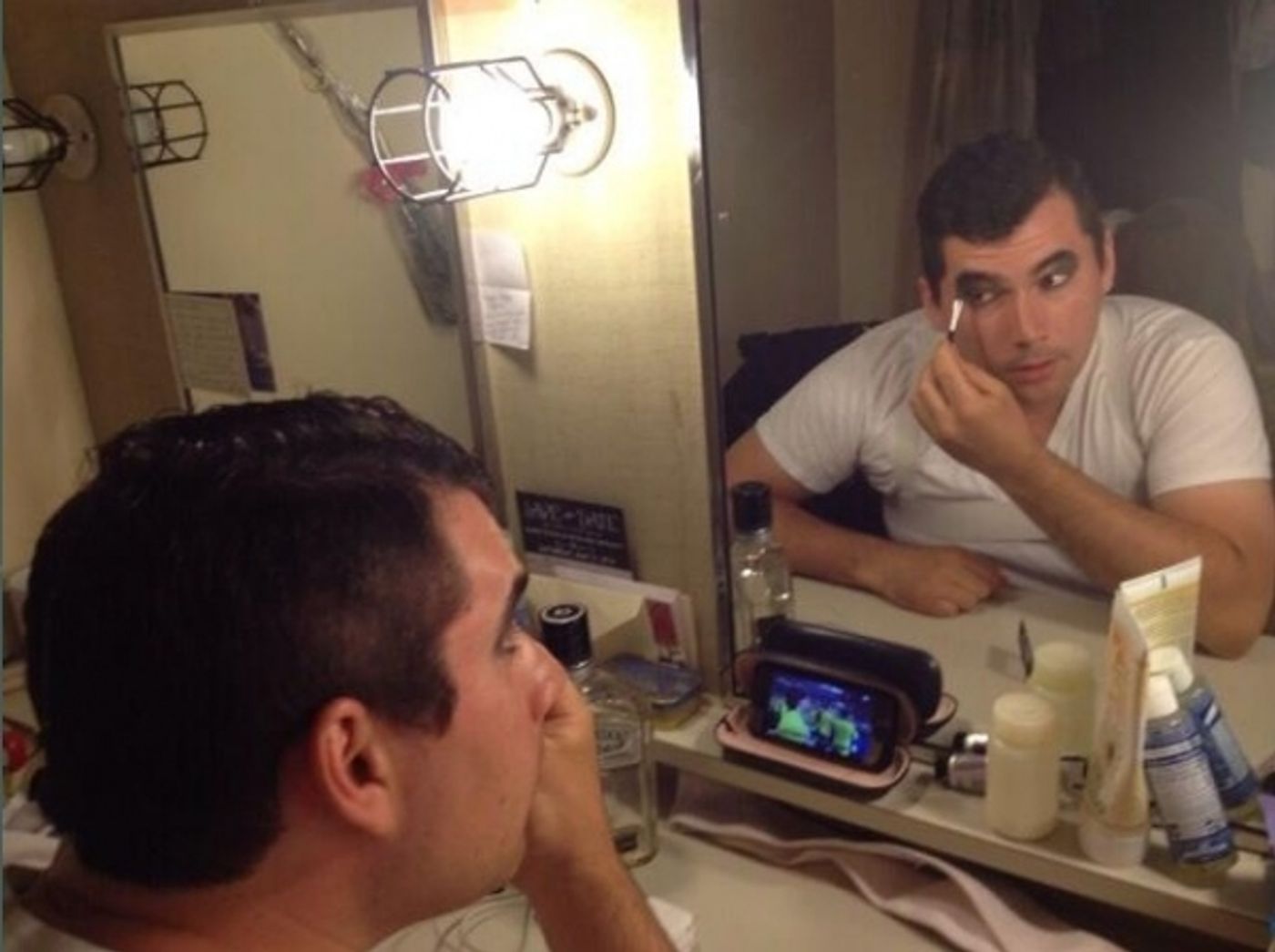 Photo Flash: Saturday Intermission Pics, April 6, Part 2 - Tom Hanks' First SIPs for LUCKY GUY and More!  Image