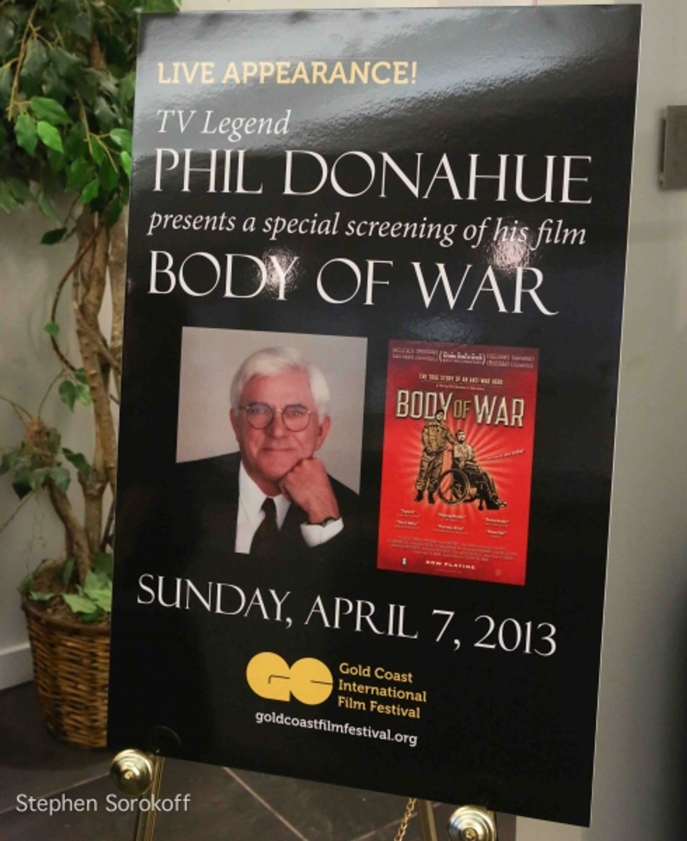 Photo Coverage: Phil Donahue Screens BODY OF WAR at The Gold Coast International Film Festival  Image