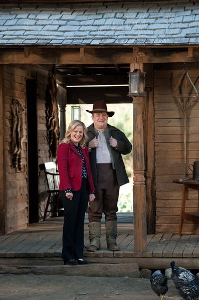 Amy Poehler, Patton Oswalt Photo