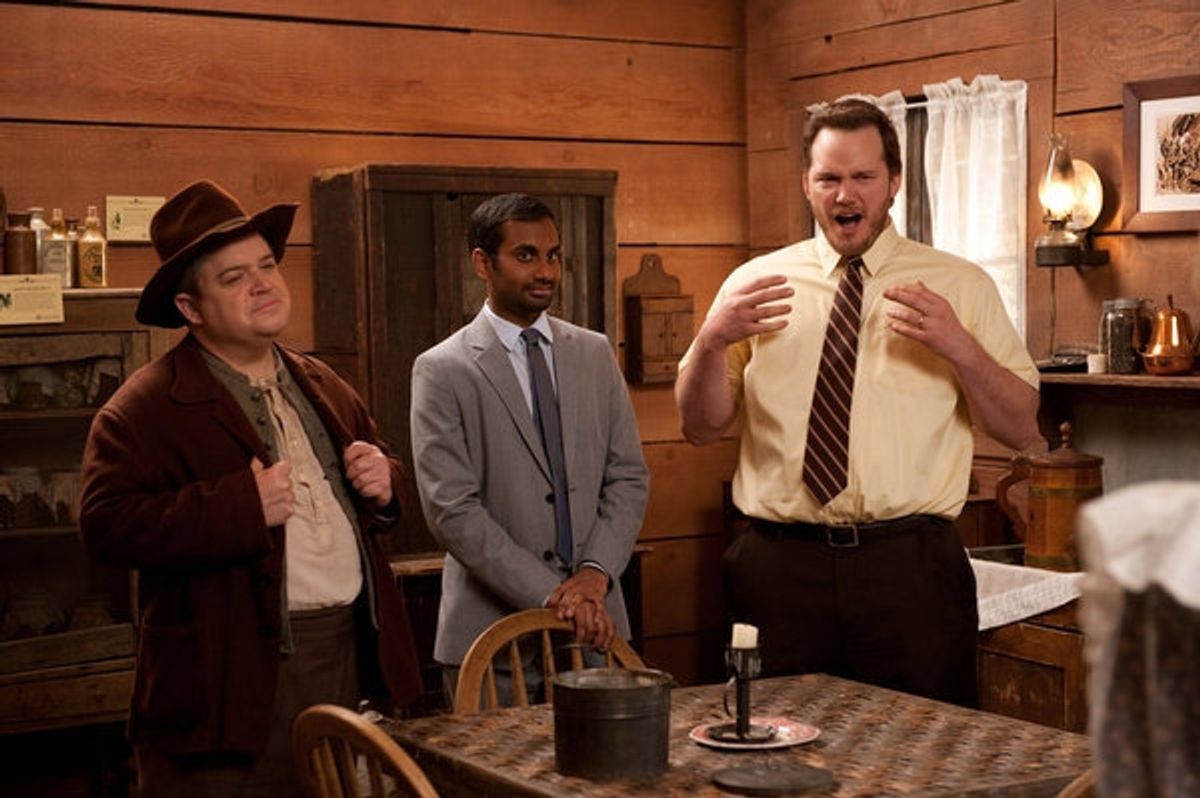 Patton Oswalt, AZIZ ANSARI, Chris Pratt at 