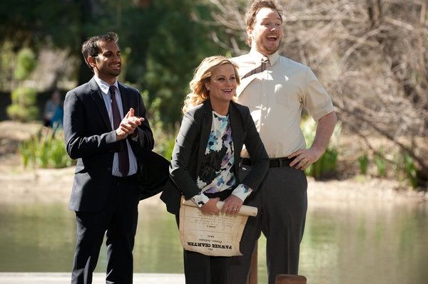 AZIZ ANSARI, Amy Poehler, Chris Pratt Photo