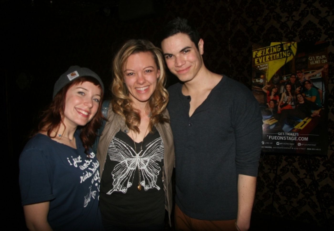 Photo Flash: Ashley Spencer, Jeremy Jordan and Kate Rockwell Visit F#%KING UP EVERYTHING  Image