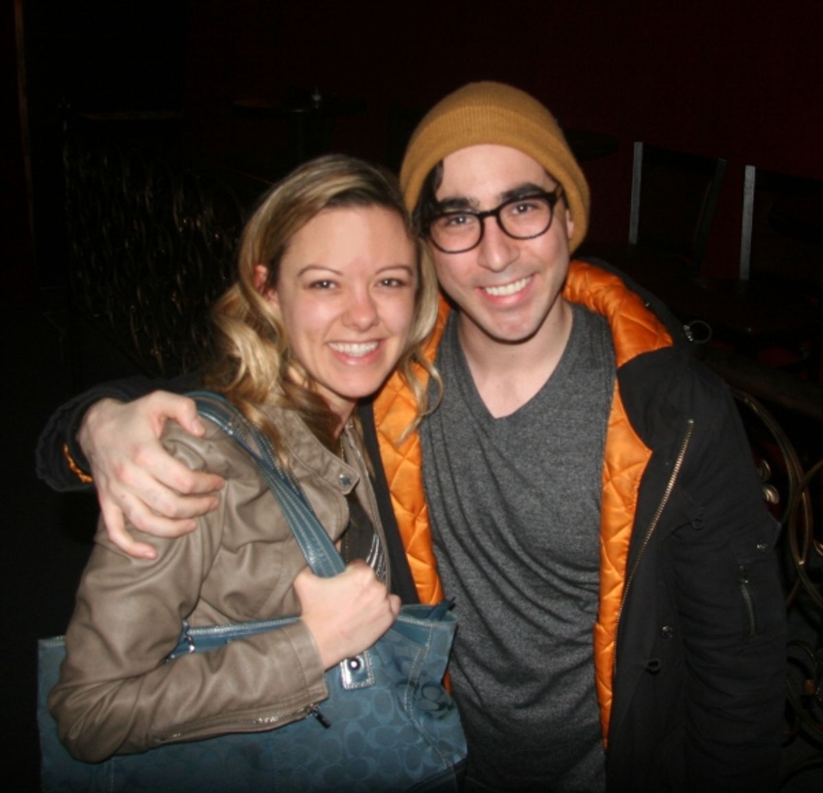 Kate Rockwell and Max Crumm at 