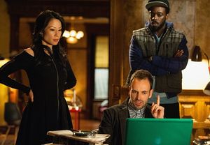 Jonny Lee Miller, Lucy Liu Photo
