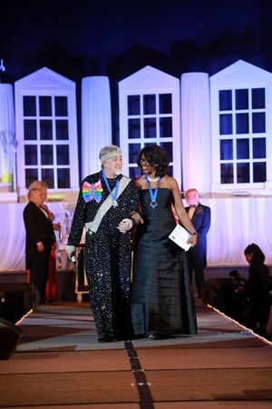 GilBert Baker &amp; Dr. Marjorie Hill Photo