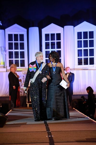 GilBert Baker &amp; Dr. Marjorie Hill Photo