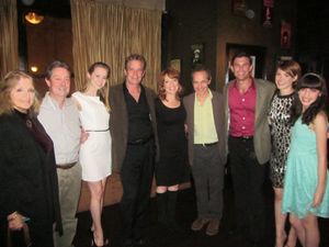 left to right: producer Adryan Russ, musical director Lloyd Cooper, Madison Claire Parks, Robert Yacko, Cynthia Ferrer, Jason Graae, Damon Kirsche, Lisa Livesay, Jenna Rosen @ BroadwayWorld left to right: producer Adryan Russ, musical director Lloyd Cooper, Madison Claire Pa Photo