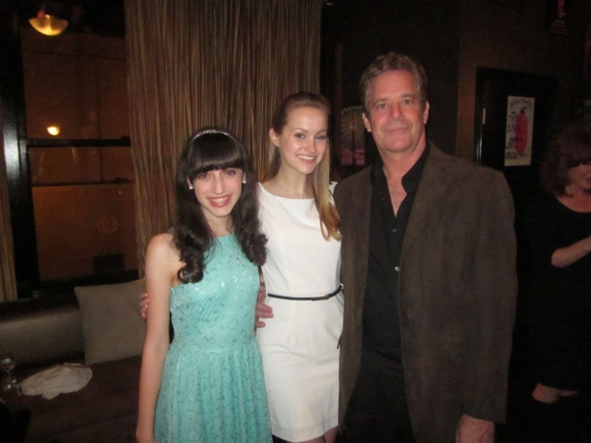 left to right: Jenna Rosen, Madison Claire Parks, Robert Yacko at 