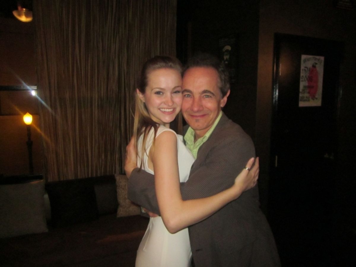 left to right: Madison Claire Parks, Jason Graae at 