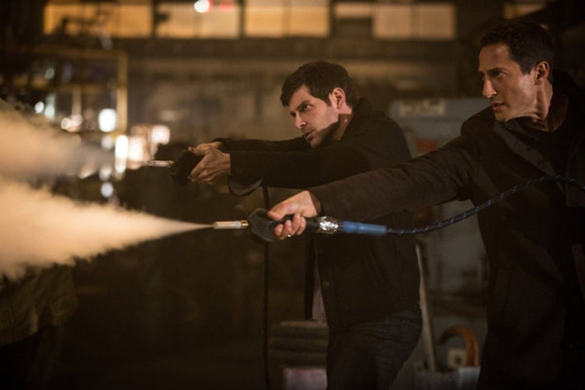 David Giuntoli, Sasha Roiz at 