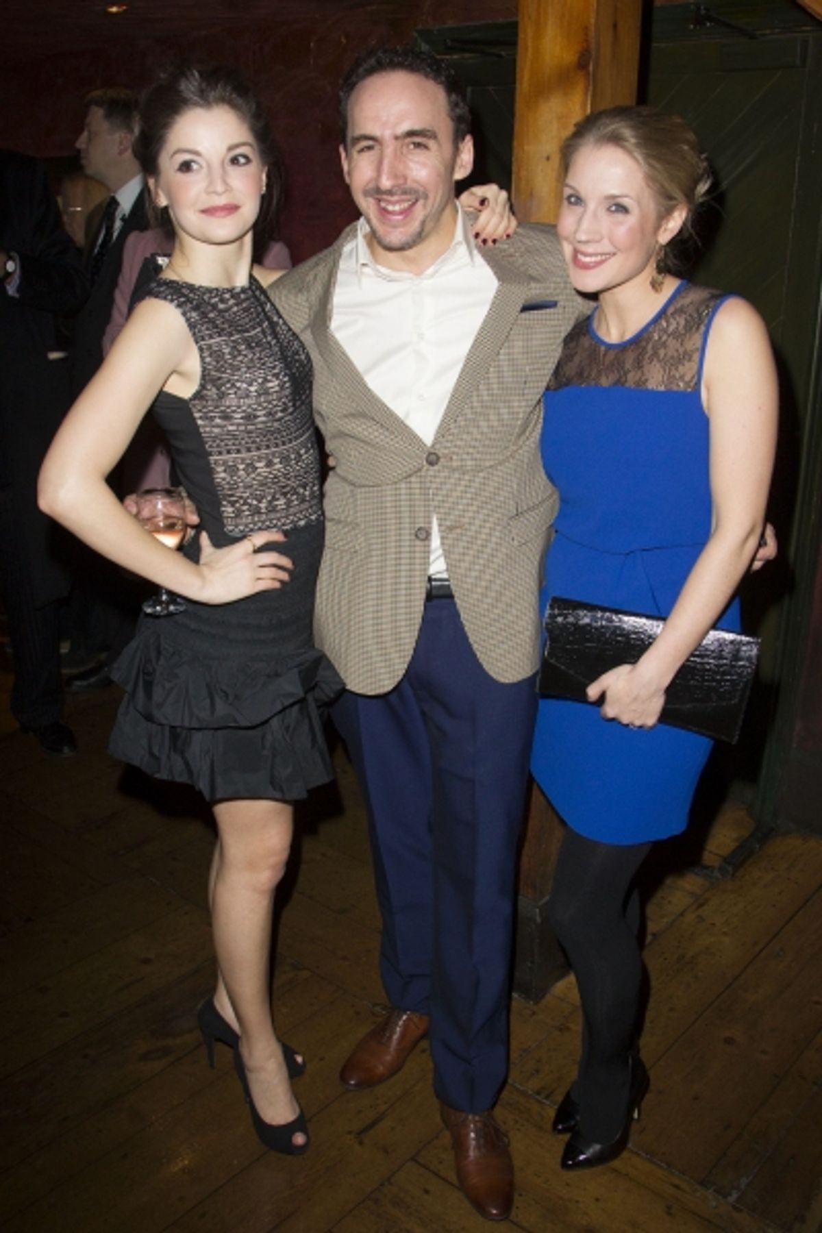 Flora Spencer-Longhurst, Jez Unwin and Miria Parvin at 