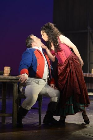 Eliseo RomaÃ'Ân and Natascia Diaz @ BroadwayWorld Eliseo RomaÃ'Ân and Natascia Diaz Photo