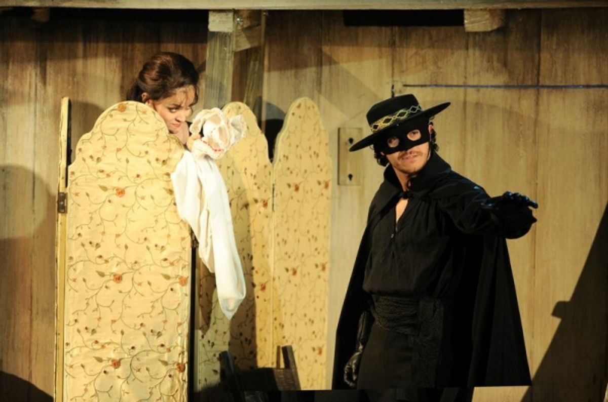 Andrea Goss and Adam Jacobs at 