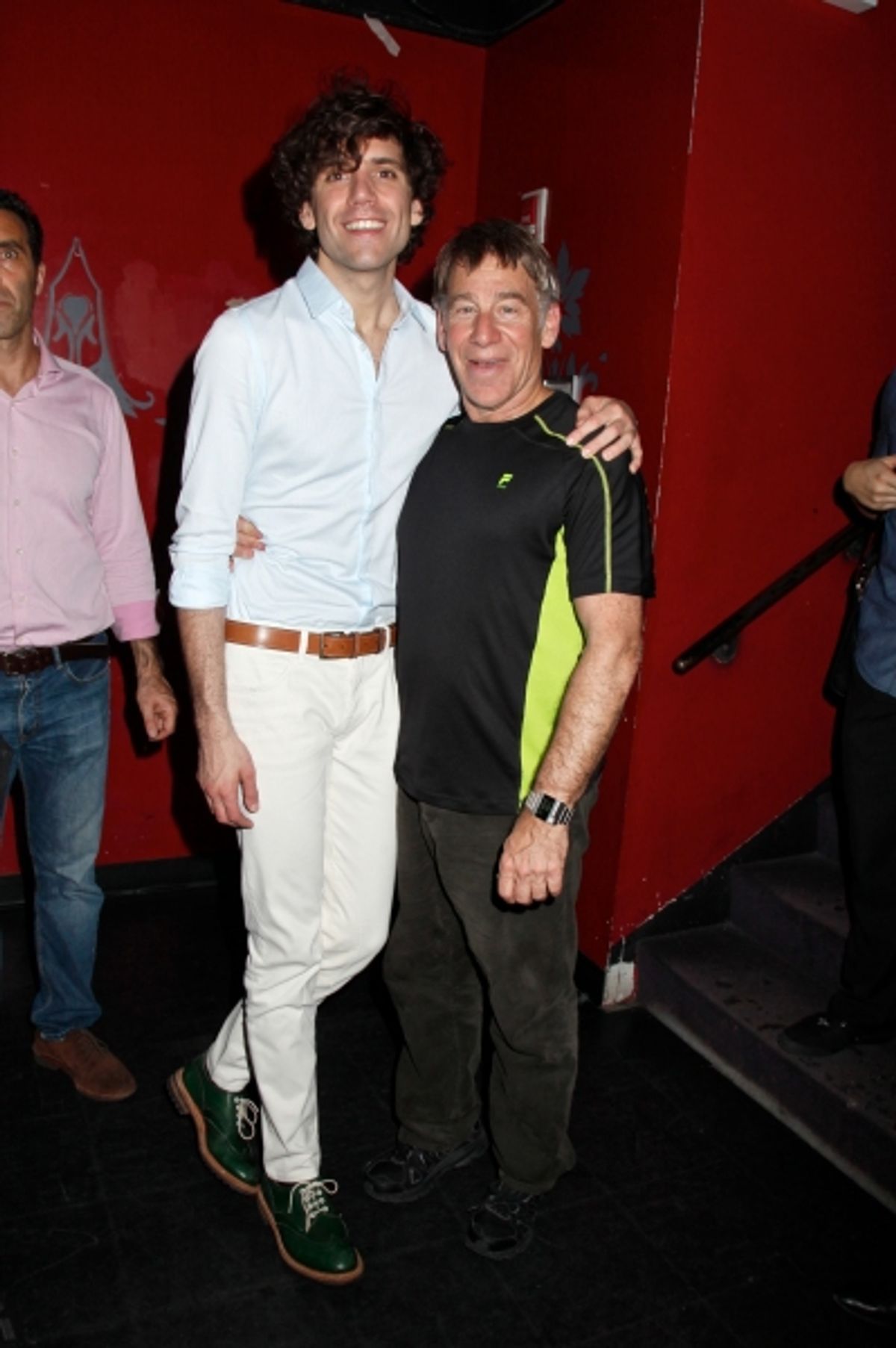 Mika and composer Stephen Schwartz at 