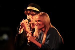 Mika and Kristin Chenoweth @ BroadwayWorld Mika and Kristin Chenoweth Photo
