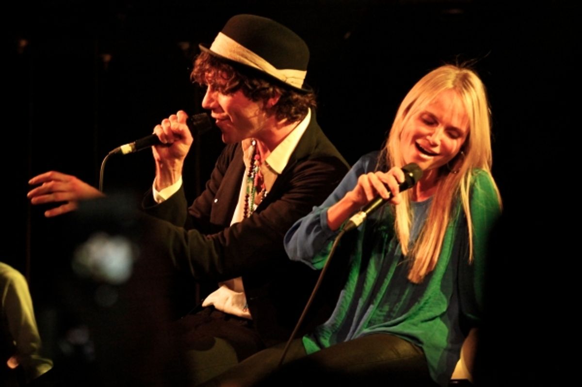 Mika and Kristin Chenoweth at 