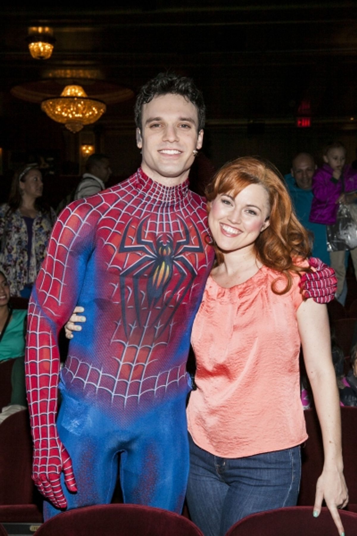 Jake Epstein and Rebecca Faulkenberry at 