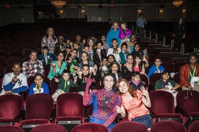 Jake Epstein, Rebecca Faulkenberry and P.S. 69 Photo