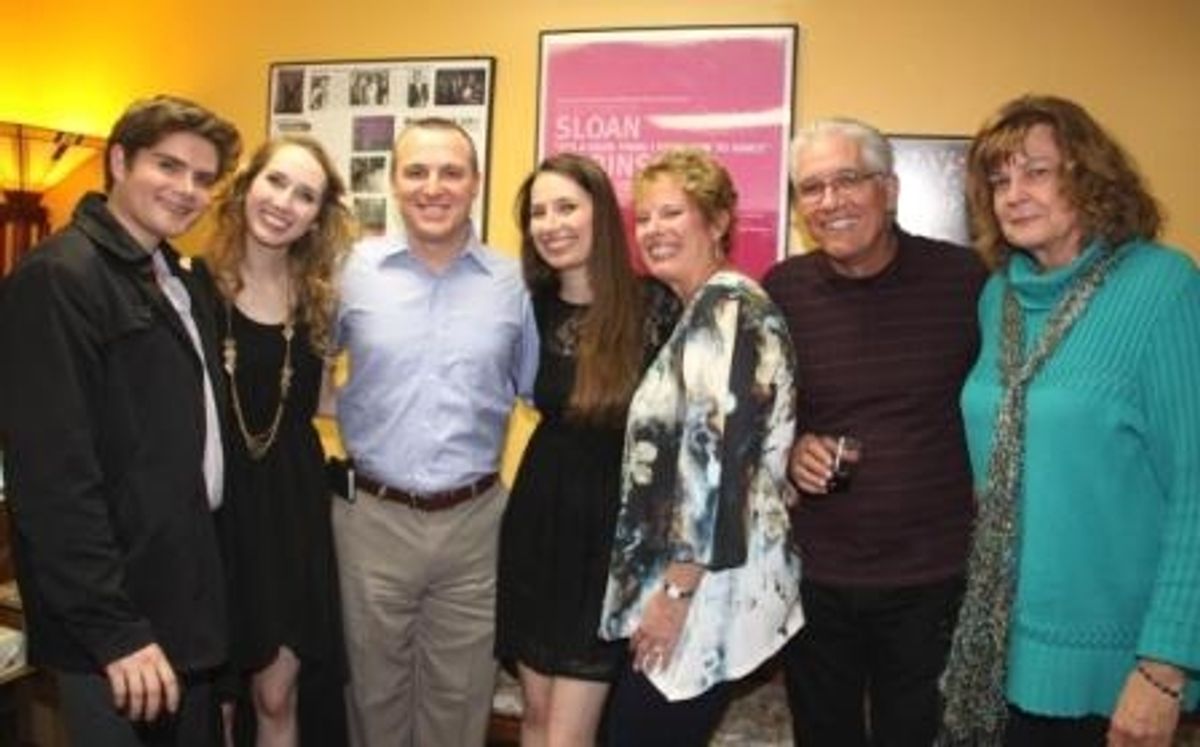 Ryan Rowles, Kristin Towers Rowles, Rebekah Hellerman, Bob Francis, Shari Barrett at 