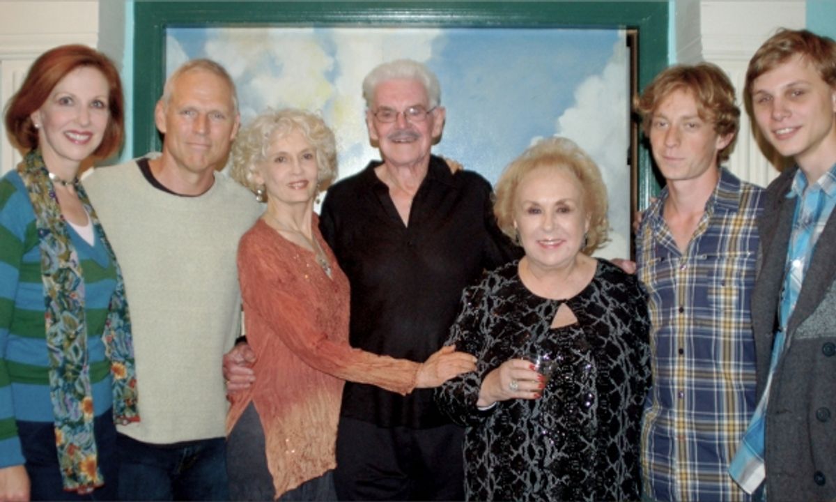 Rachel O'Meara, Kevin McKorkle, Laurie O'Brien, Jack Betts, Doris Roberts, Justin Preston and Edan Freiberger at 