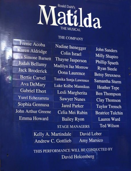 Photo Coverage: MATILDA THE MUSICAL - Opening Night Curtain Call — photo 3 of 29