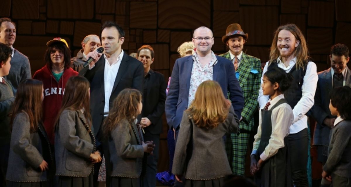 Matthew Warchus, Dennis Kelly, Tim Minchin &amp; Cast at 