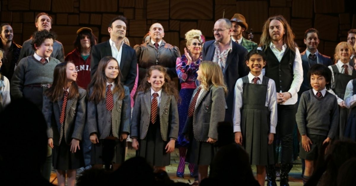Matthew Warchus, Dennis Kelly, Tim Minchin &amp; Cast at 