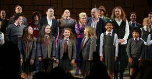 Matthew Warchus, Dennis Kelly, Tim Minchin &amp; Cast Photo