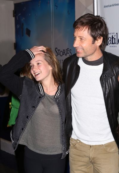 Madelaine West Duchovny &amp; David Duchovny Photo