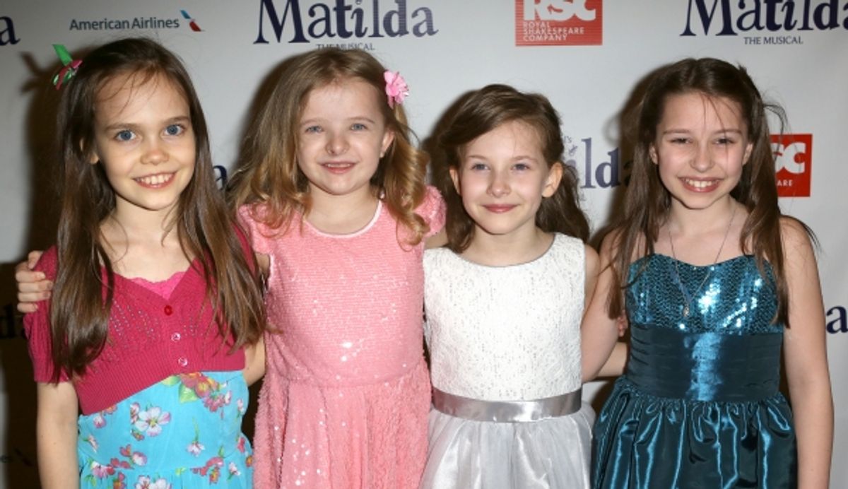 Matildas: Oona Laurence, Milly Shapiro, Bailey Ryon &amp; Sophia Gennusa at 