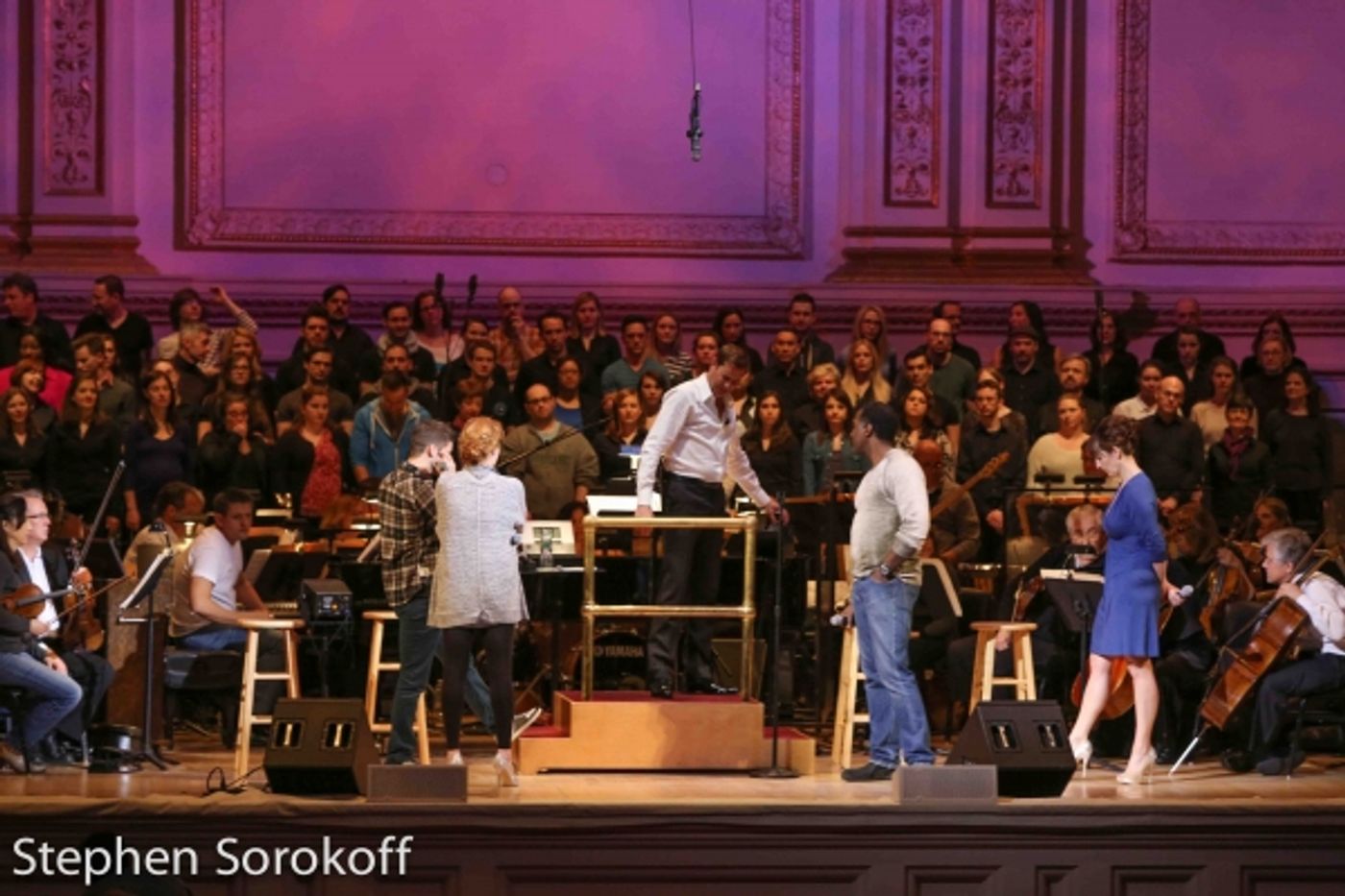 Photo Coverage: Jeremy Jordan, Norm Lewis and More in Rehearsal with the New York Pops Photo Coverage: Jeremy Jordan, Norm Lewis and More in Rehearsal with the New York Pops Image