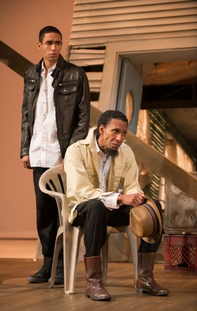 Crier (Kyle Beltran) and his father, Creaker, (Ron Cephas Jones) Photo