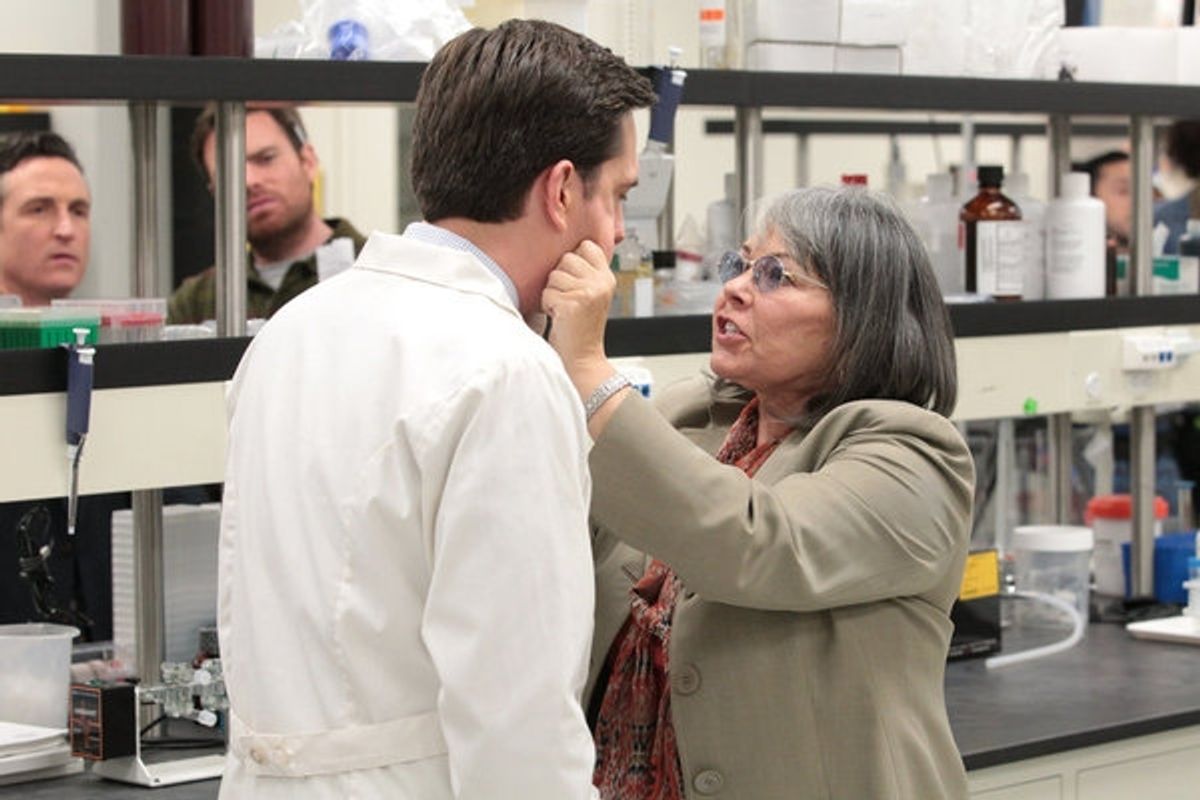 Ed Helms, Roseanne Barr at 