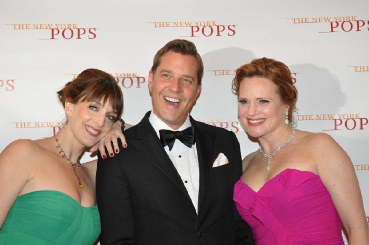 Julia Murney, Steven Reineke and Jennifer Laura Thompson at 
