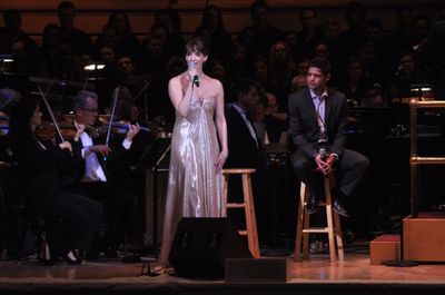 Julia Murney and Jeremy Jordan Photo