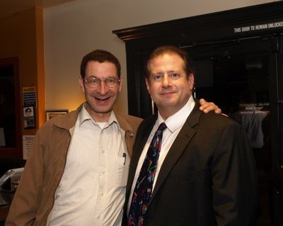 Eddie Deezen and Artistic Director Lewis Wilkenfeld Photo