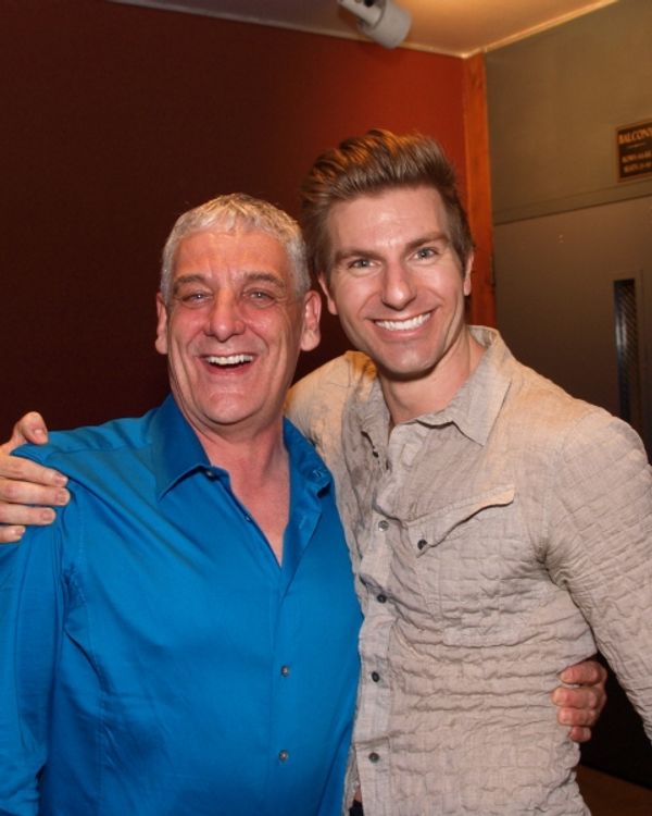 Director Glenn Casale and Karl Warden Photo
