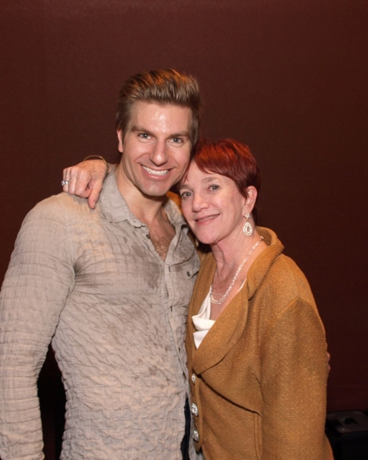 Karl Warden with Choreographer Patti Colombo at 