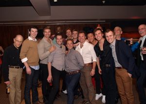 Members of the cast with Director Glenn Casale @ BroadwayWorld Members of the cast with Director Glenn Casale Photo