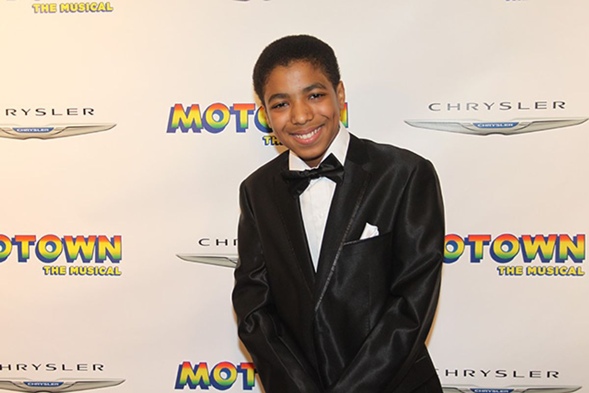 Jibreel Mawry at MOTOWN: THE MUSICAL Cast Parties After the Show!