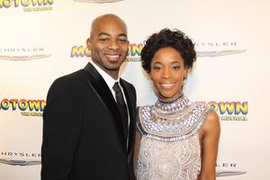 Brandon Victor Dixon and Valisia LeKae Photo