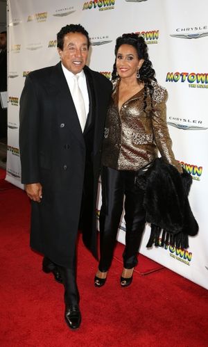 Smokey Robinson and wife Frances Gladney @ BroadwayWorld Smokey Robinson and wife Frances Gladney Photo