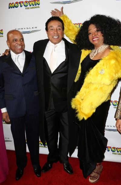 Berry Gordy, Smokey Robinson & Diana Ross Photo